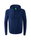 Erima Kapuzenpullover Essential Team Kapuzensweat (weiche Baumwolle, Rippbündchen) navyblau/grau Herren